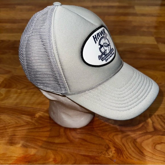 Spirit Halloween Hawk Tuah (Haliey Welch) Trucker Grey Snapback Hat OSFM - Picture 3 of 11
